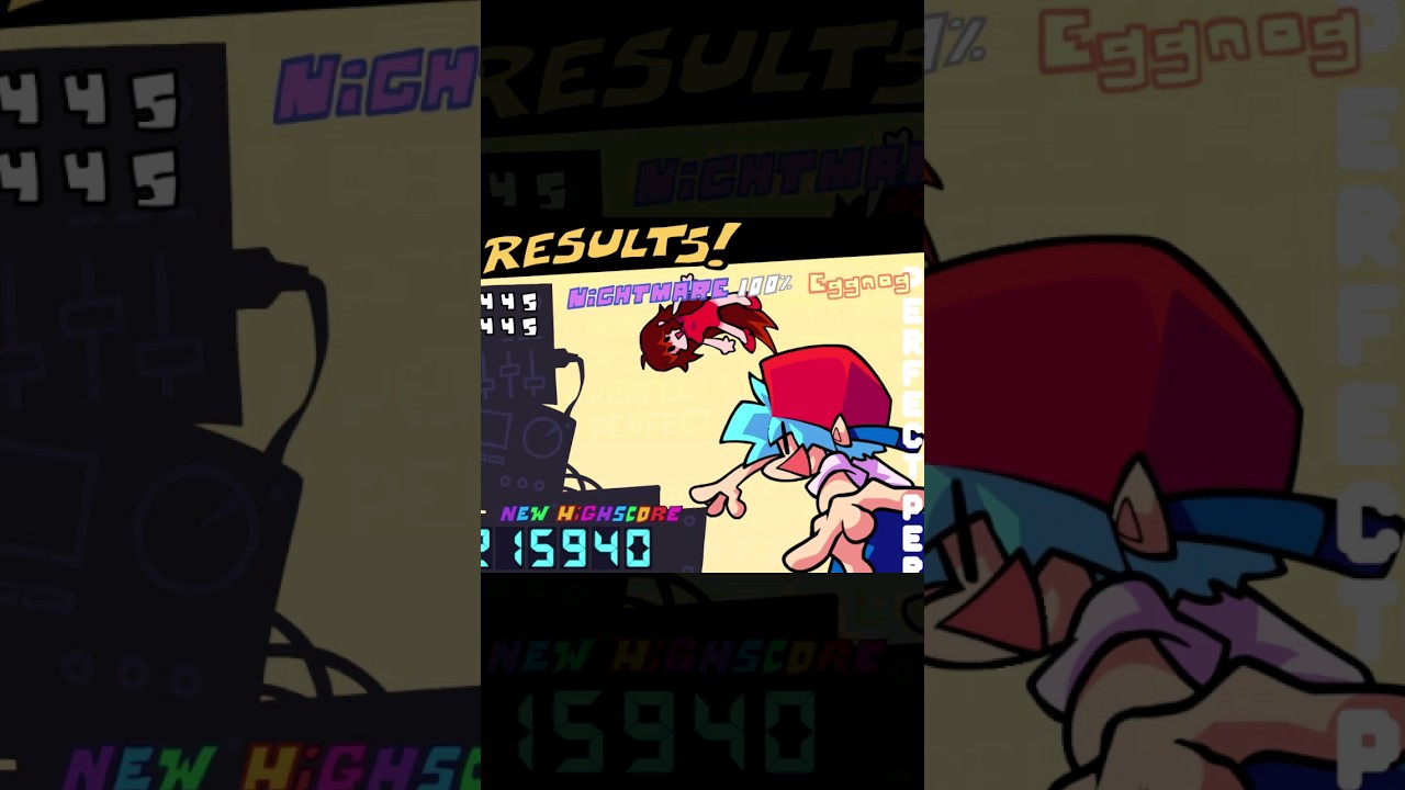 FNF Pit Stop Update: Perfect 100% Win Screen! 🎮