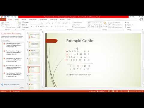 Vernam Cipher Encryption and Decryption