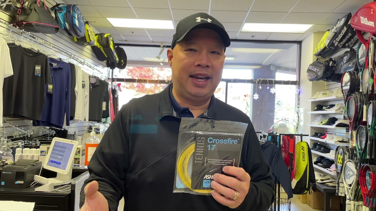 Ashaway Crossfire 17G: Durable & Playable Tennis Strings ๐พ