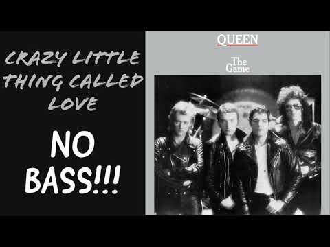 Queen - Crazy Little Thing Called Love With NO BASS!!!