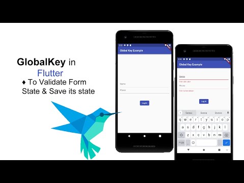 Validate Form with Global Key Flutter(Arabic) - التحقق من الفورم باستخدام المفتاح العام