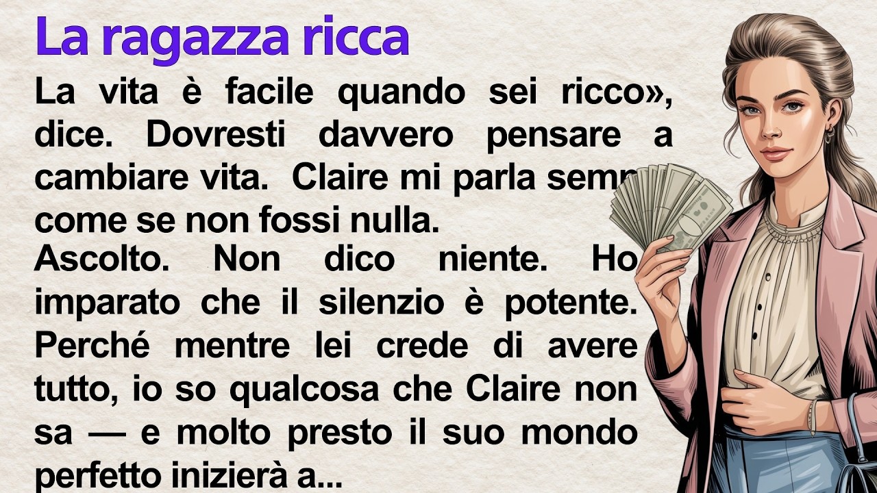 Rich Girl’s Lesson: Learn Italian with Simple Stories 🇮🇹