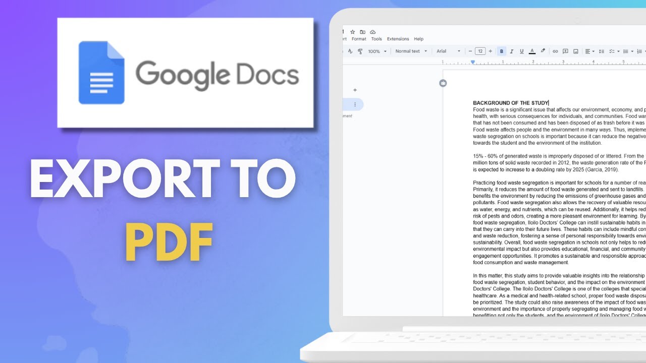How To Save A Google Doc As A PDF: Download Google Docs As Pdf File