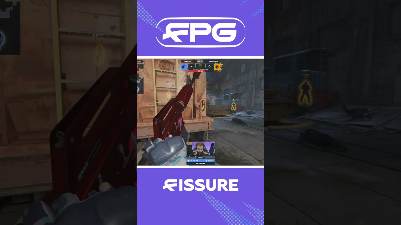 FalleN with a crucial 1 vs 2  CLUTCH! #cs2 #counterstrike #fissureplayground