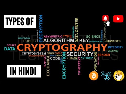 What are type of cryptography in hindi