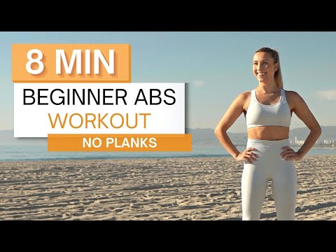 8 min BEGINNER ABS WORKOUT | Slow But Intense Core Burn | No Planks