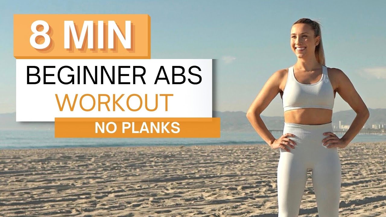 8-Minute Beginner Abs Workout | Slow and Focused Core Strengthening