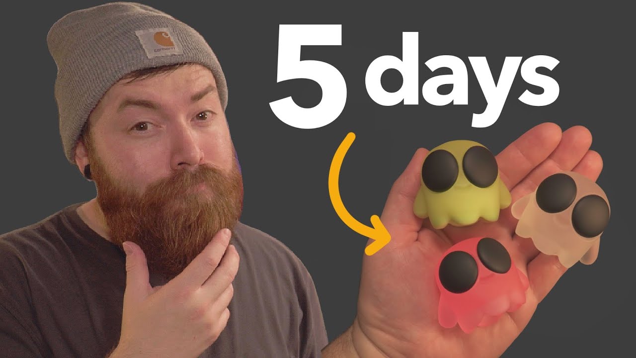 Made Resin Ghost Toys for Art Market 👻