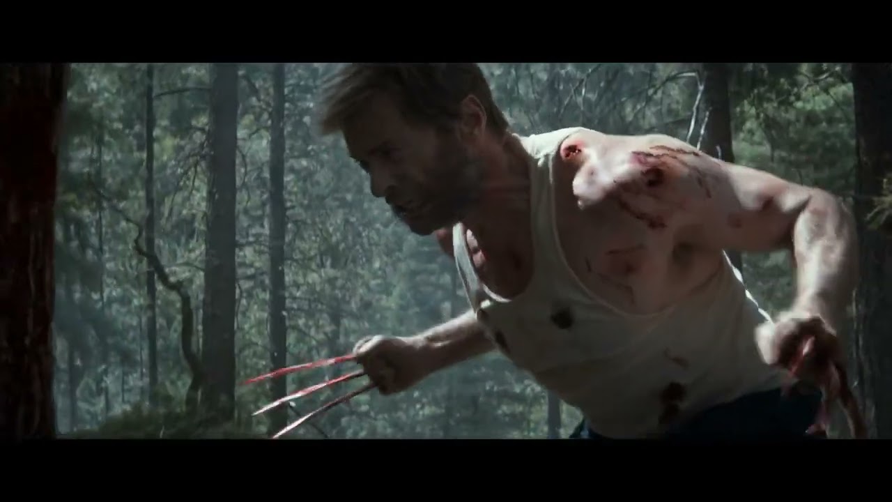 Wolverine's Berserker Rage in Forest Fight 🐺