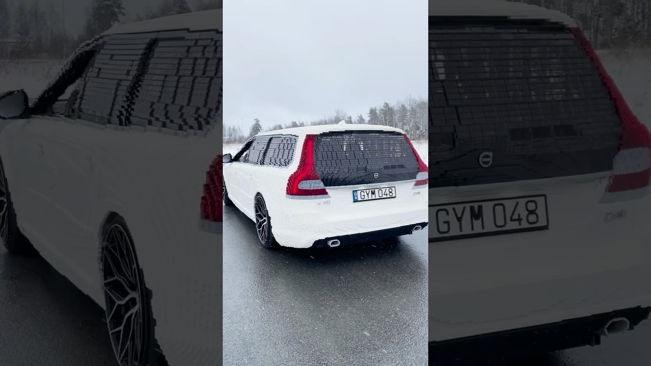 A Full-Sized LEGO Volvo! 🤯 #volvo #cars #lego