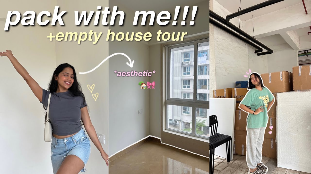 Pack & Empty House Tour | Moving Out Series 🎀