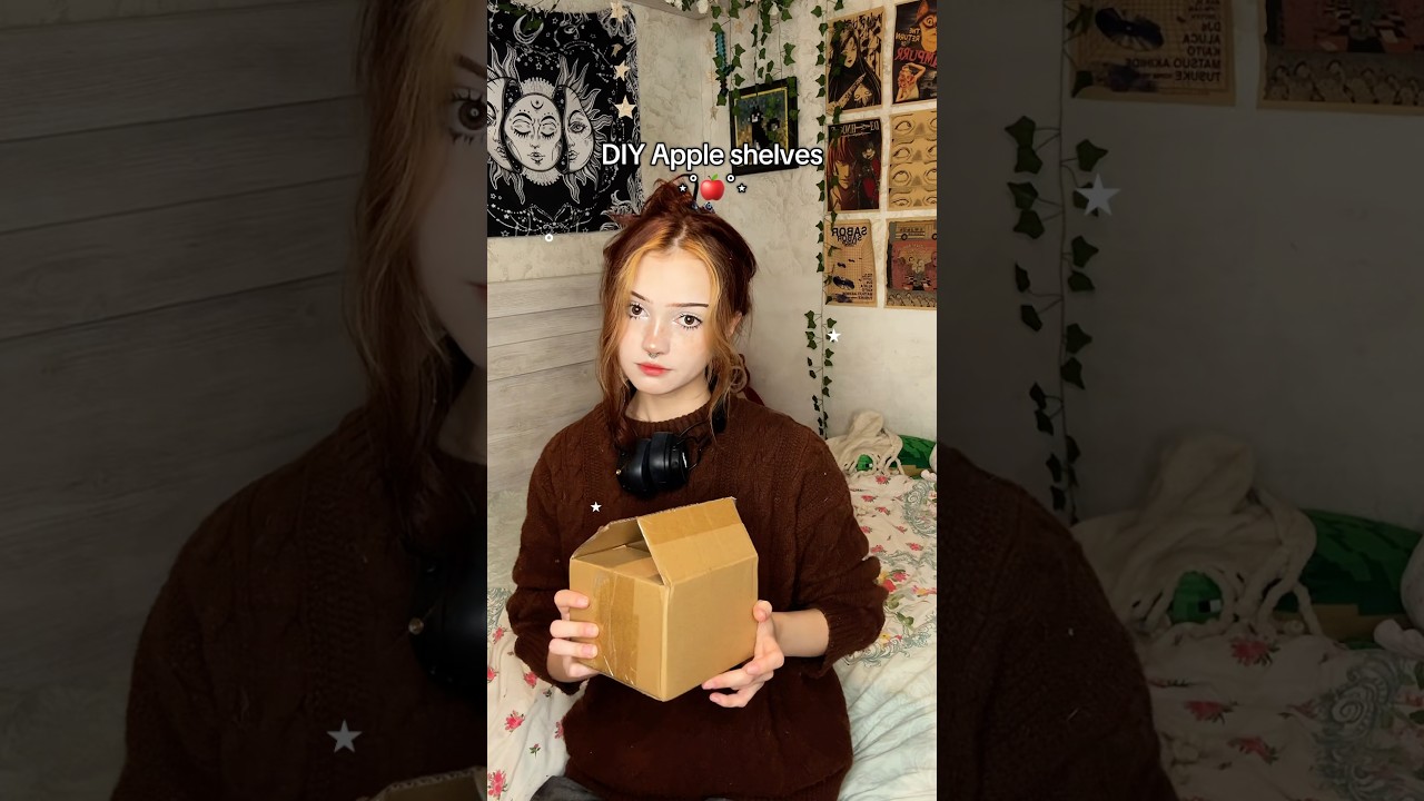 DIY Apple Shelves for Your Room 🍎