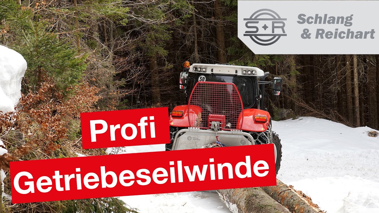 Schlang & Reichart Profi Getriebeseilwinden – Überlegene Leistung beim Ziehen & Bremsen 🚜