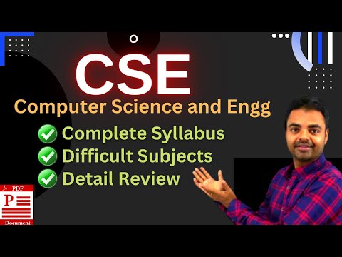CSE(Computer Science and Engineering) Details in Hindi, Syllabus, All Subjects, Difficult Subjects