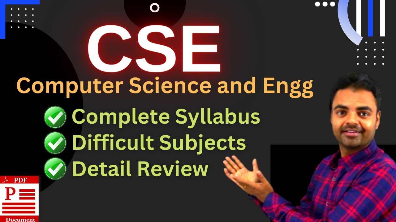 CSE (Computer Science & Engineering) in Hindi: Complete Syllabus & Subject Details π