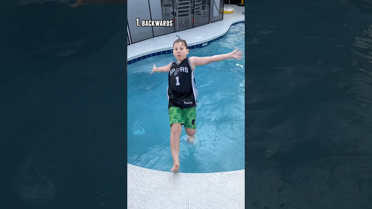 10 BEST Ways to Jump Into a Pool!