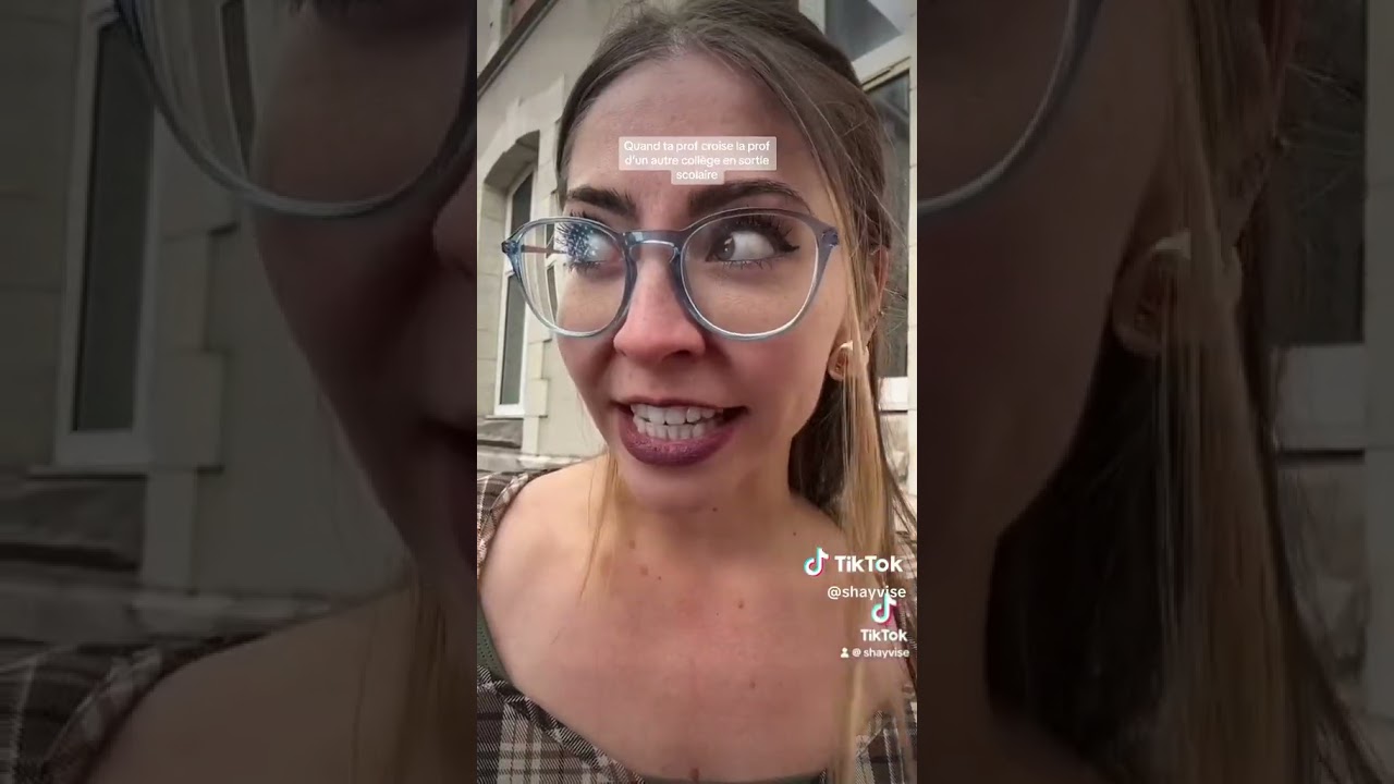 Quand ta prof croise celle d’un autre collège en sortie scolaire 😄