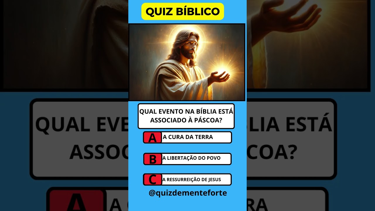 Quiz bíblico #quizbiblico #questionário #aprender #conhecimento #quizbíblico #perguntaserespostas
