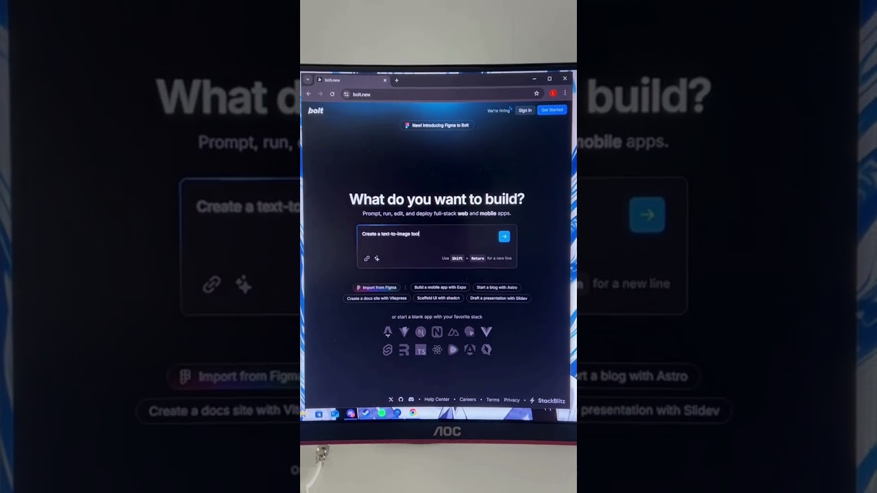 Build an App in Minutes with Bolt.new ⚙️🚀 | No Code Needed!