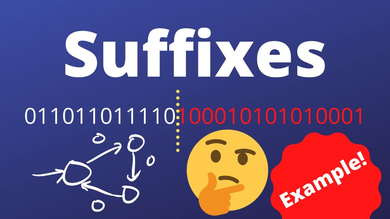 Regular Languages Are Closed Under Suffix: Simple Example 📚