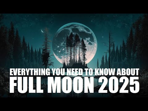 Full Moon Calendar 2025 🌕 | Key Astronomy Events