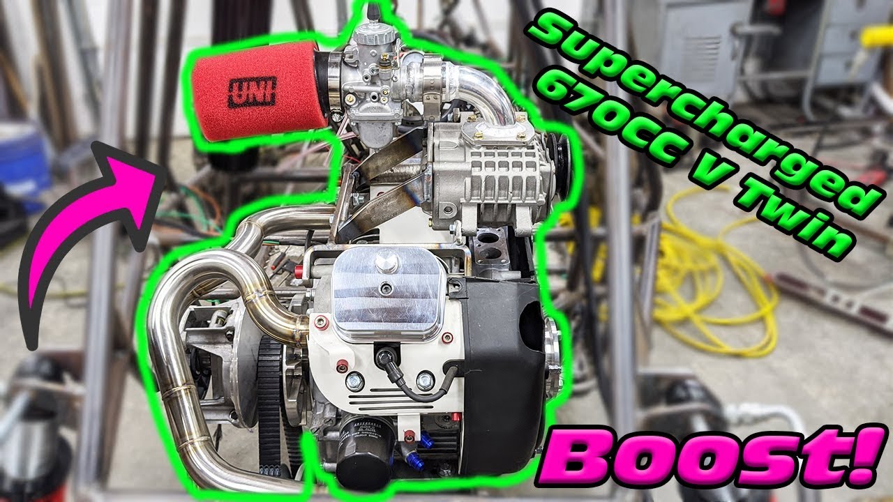 Mounting a Supercharger on Predator 670cc V Twin 🚗