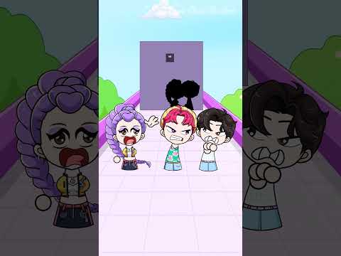 Perfect Pose Challenge – The Love Triangle of Rumi, Jinu, and Abby | Kpop Demon Hunters