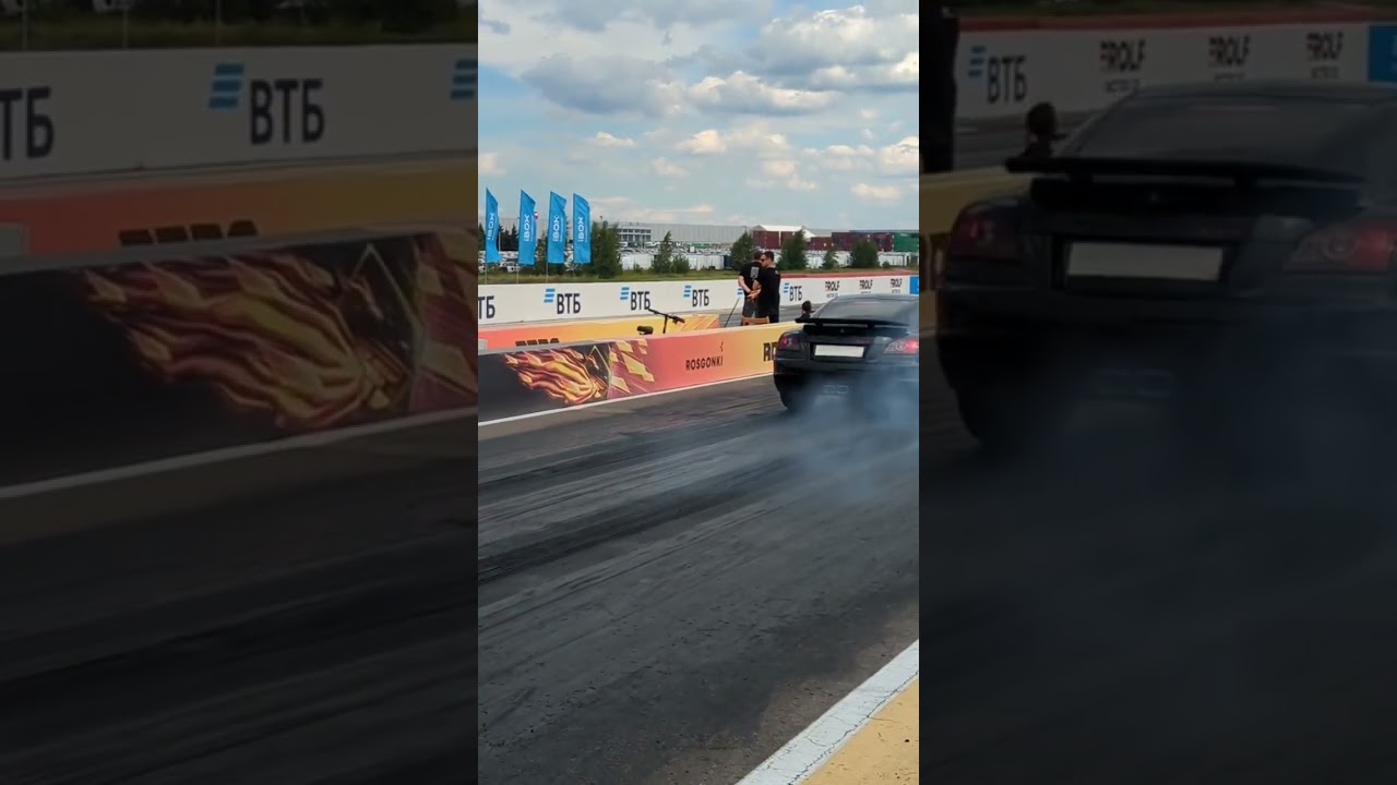 Mercedes SLK 55 AMG vs Chrysler Crossfire SRT-6 Drag Race