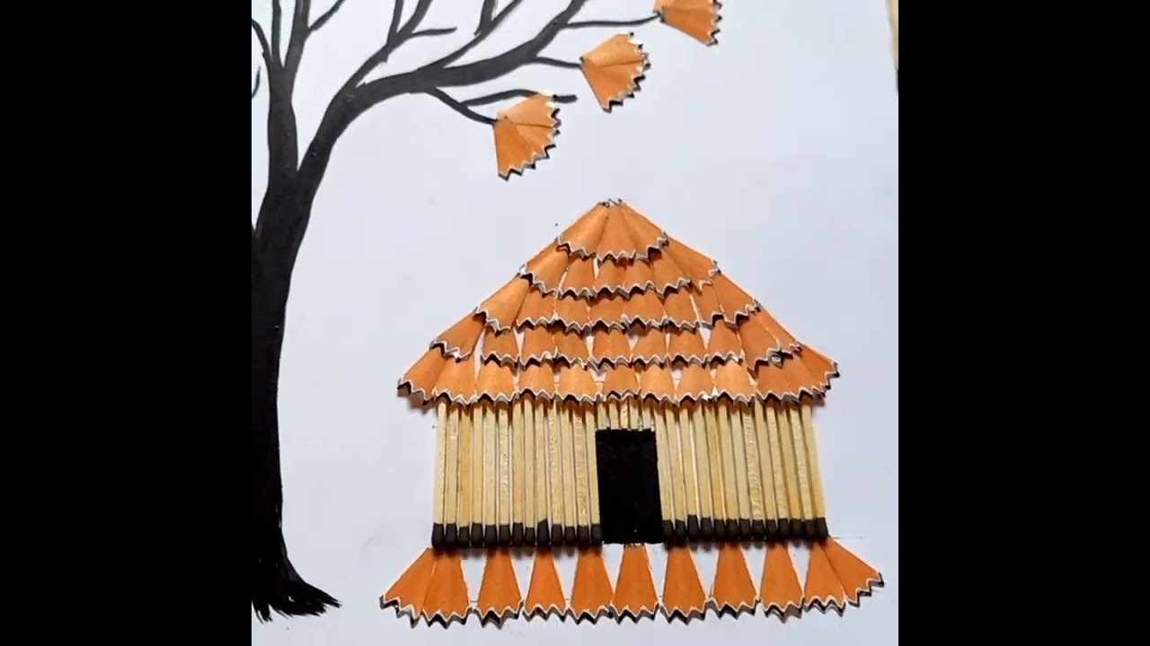 Creative Pencil Shaving & Matchstick Craft Ideas ✨