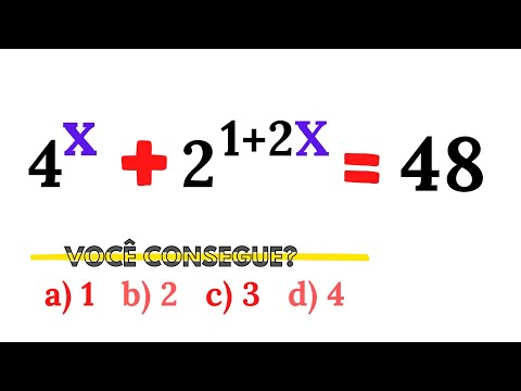 🚨 SOS MATEMÁTICA BÁSICA ✅️ Equação Exponencial