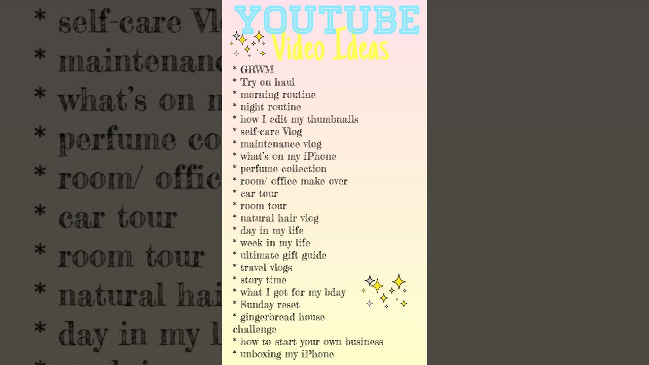20+ Easy YouTube Ideas to Grow in 2024🔥