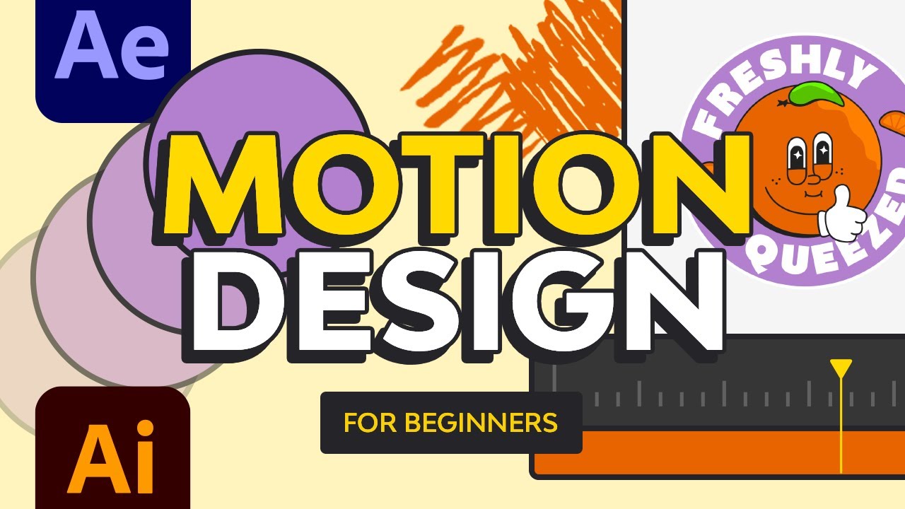 Beginner Motion Design with Illustrator & After Effects 🎨