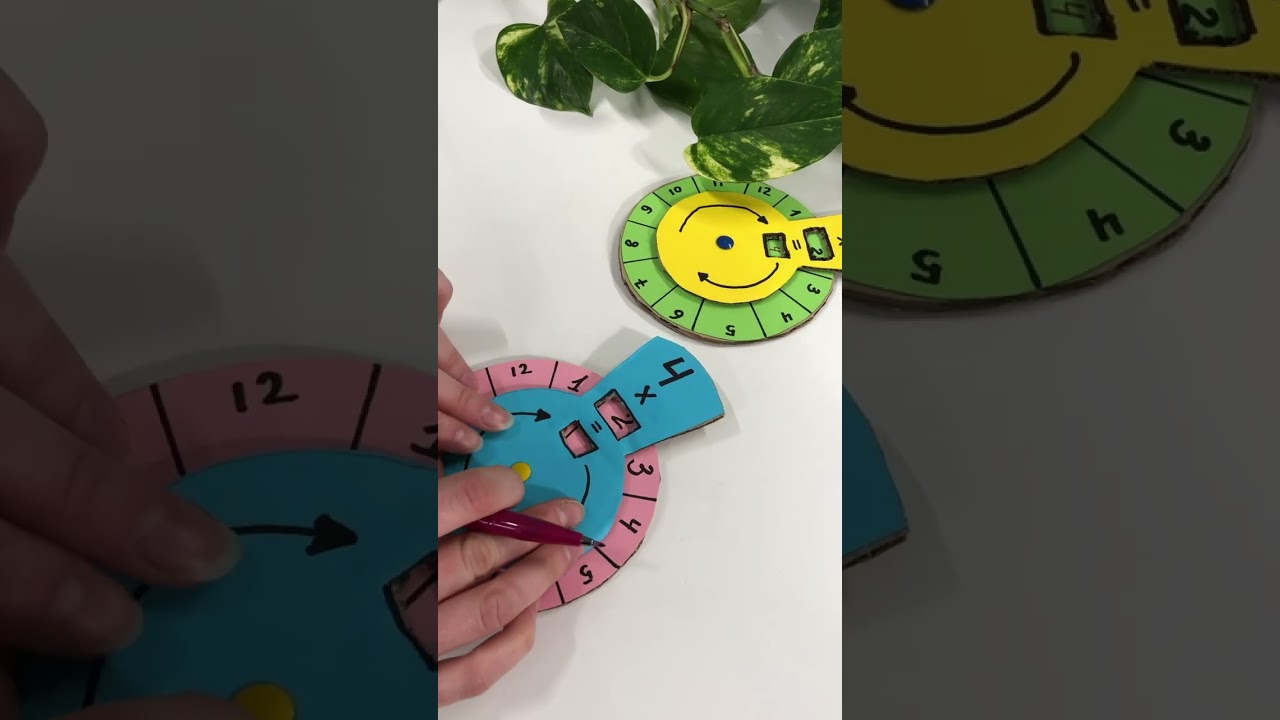 Fun Math Wheel for Kids | DIY Learning Activity 🧠