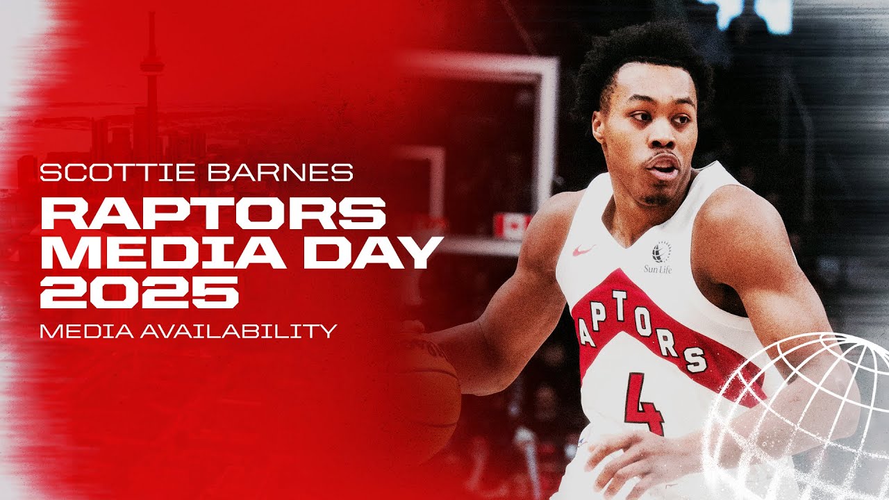 Scottie Barnes Speaks to Media at 2025 Raptors Media Day 🏀