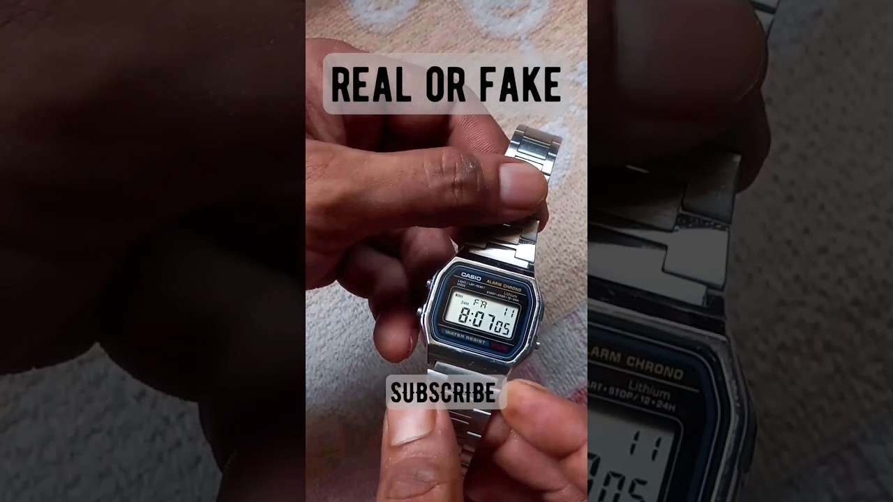 Verify Casio Vintage A158W Authenticity π₯