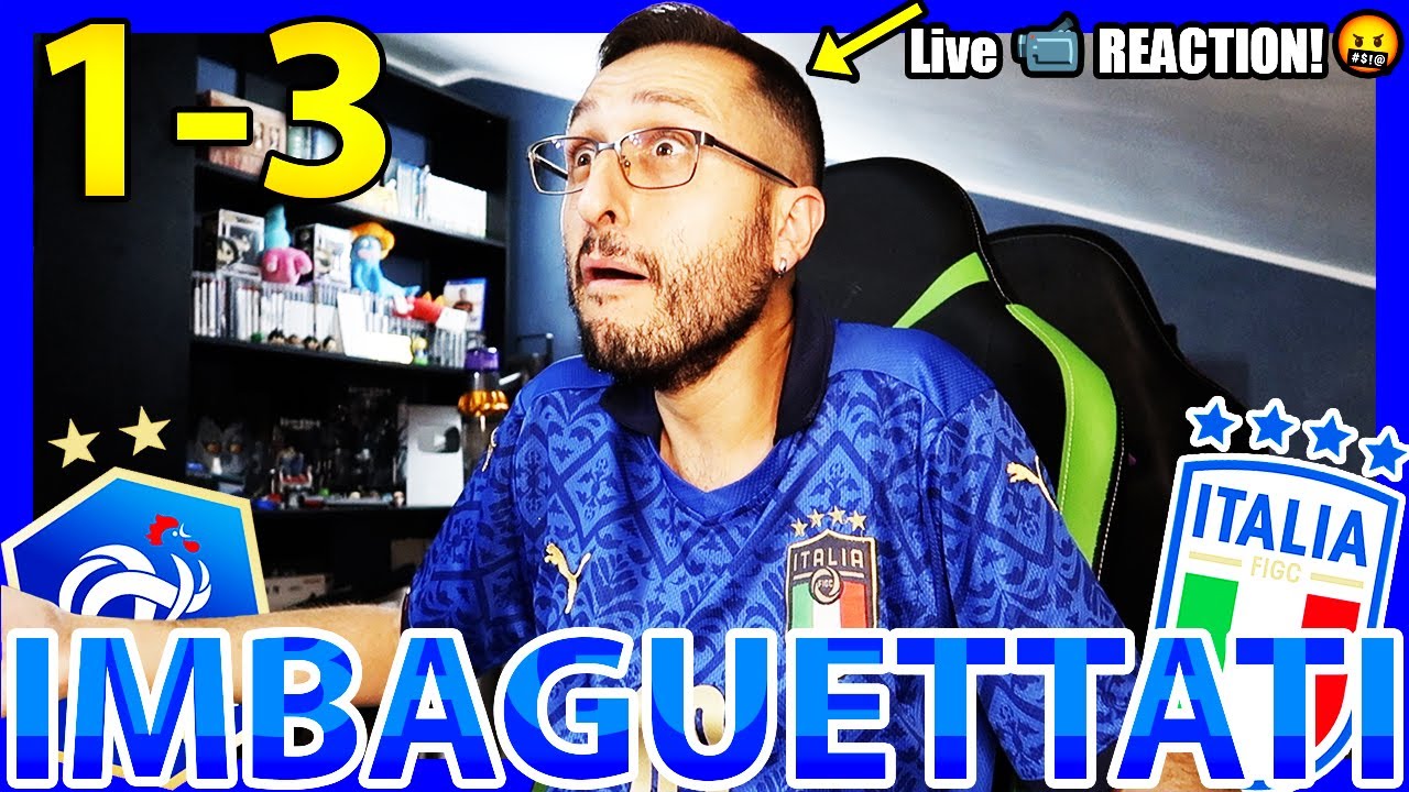 Italia 3-1 Francia: Reazione dal vivo 🇮🇹