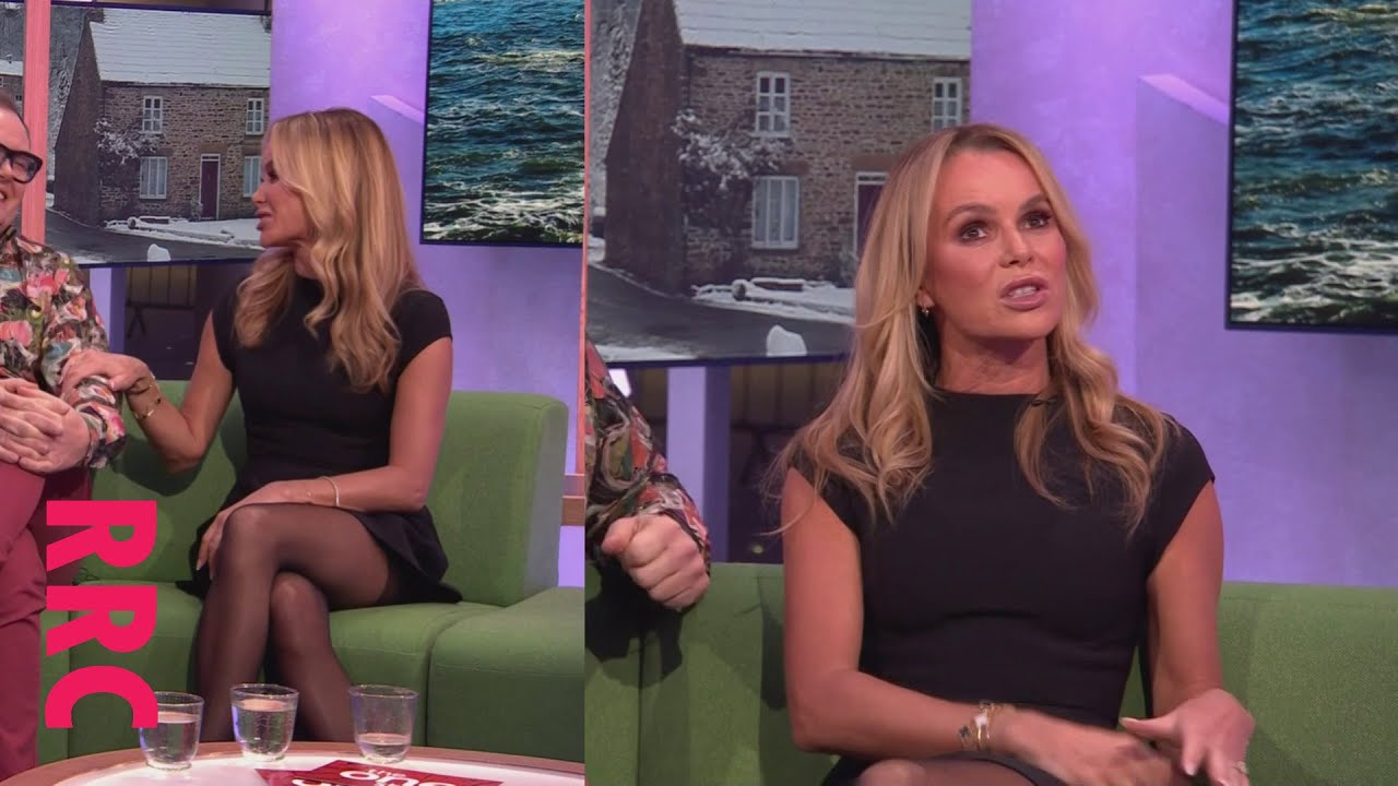 Amanda Holden's Stunning Hosiery Look & Legs Remix ✨