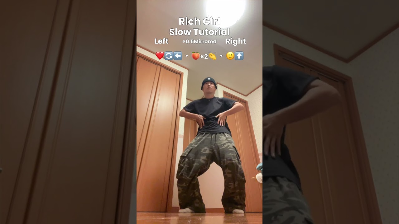 Rich Girl Slow & Mirrored Dance Tutorial🔥