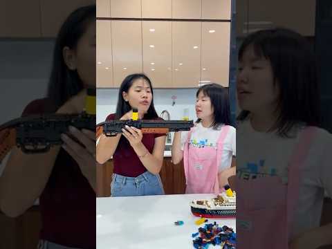 LNF - Missing LEGO Piece & the Bond Between Two Sisters 💕 #shorts #siblings