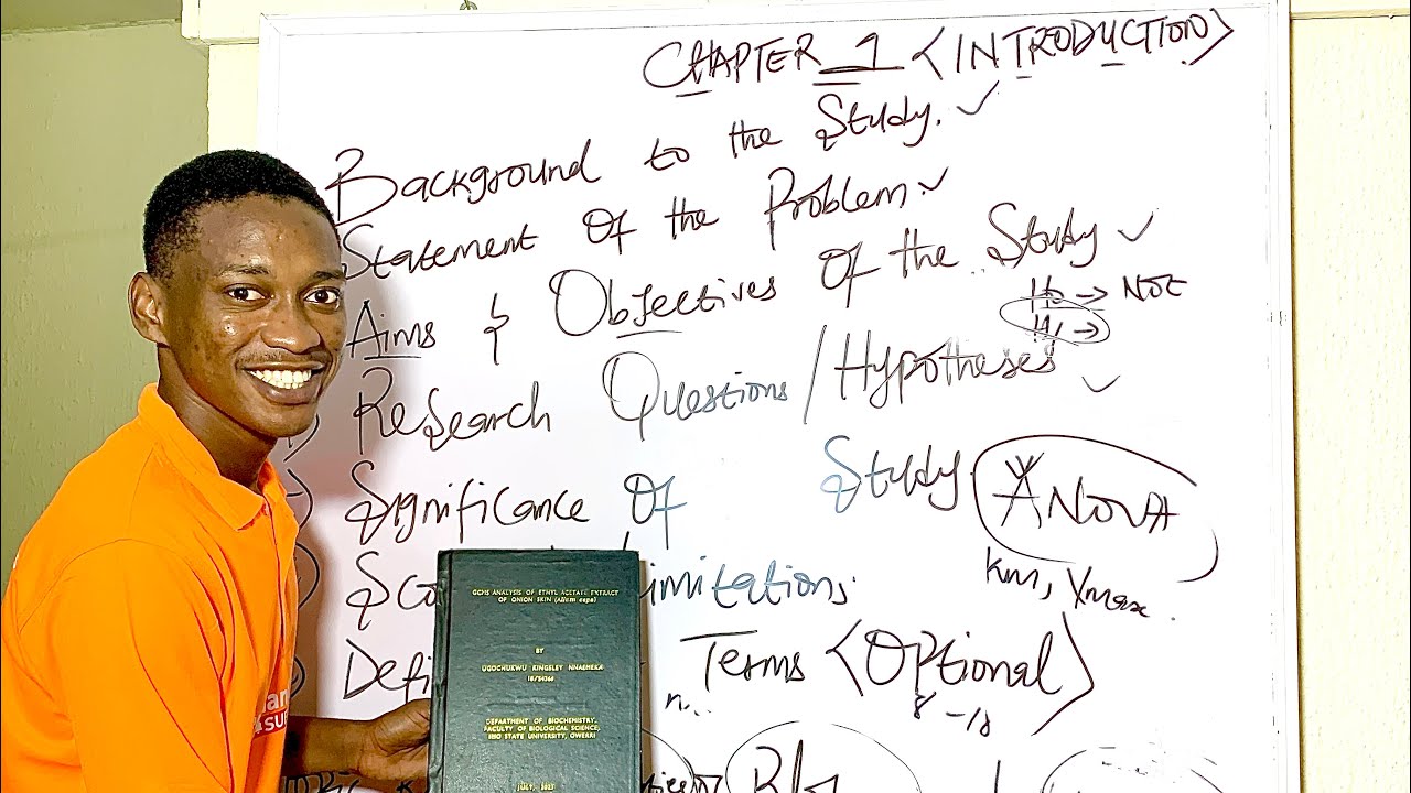 Guide to Writing the Introduction Chapter of Your Final Year Project for Science Students (Nigeria)