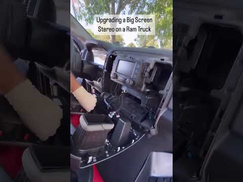 Upgrading a Big Screen Stereo on a Ram Truck