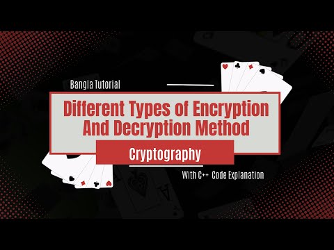 Computer Data & Network Security: Cryptography with Bangla Code Tutorial
