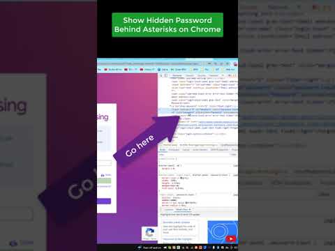 How to Show Hidden Password Behind Asterisks on Chrome #chromebrowser #chrometrick