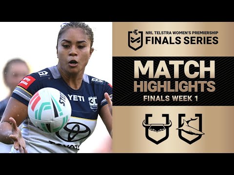 2025 NRLW Match Highlights | Cowboys v Sharks | Finals Week 1