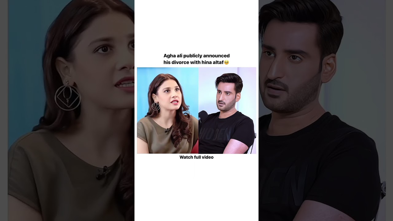 Hina Altaf & Agha Ali Discuss Divorce Publicly 🥹