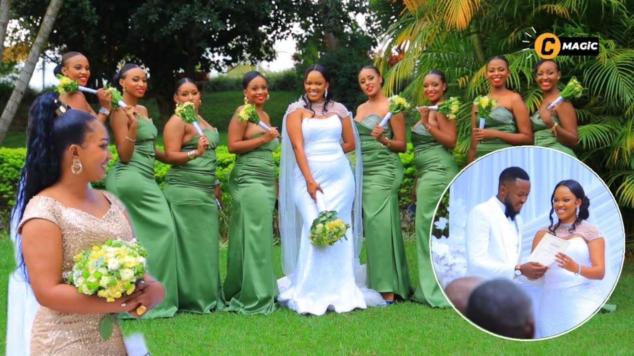 Linda Umuturanyi Yarize Imbere y'Umugabo We ❤️ Amarangamutima Akomeye mu Bukwe Bwe