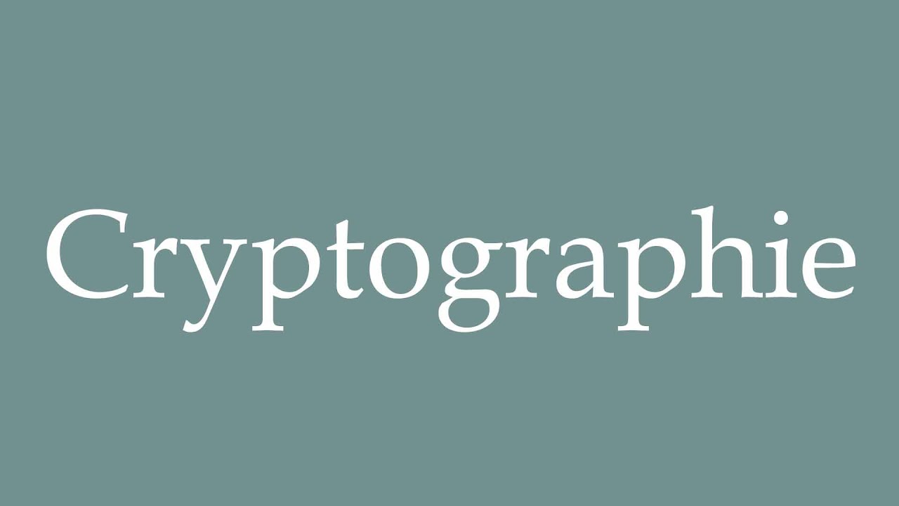 Master the Correct French Pronunciation of 'Cryptographie' 🔑