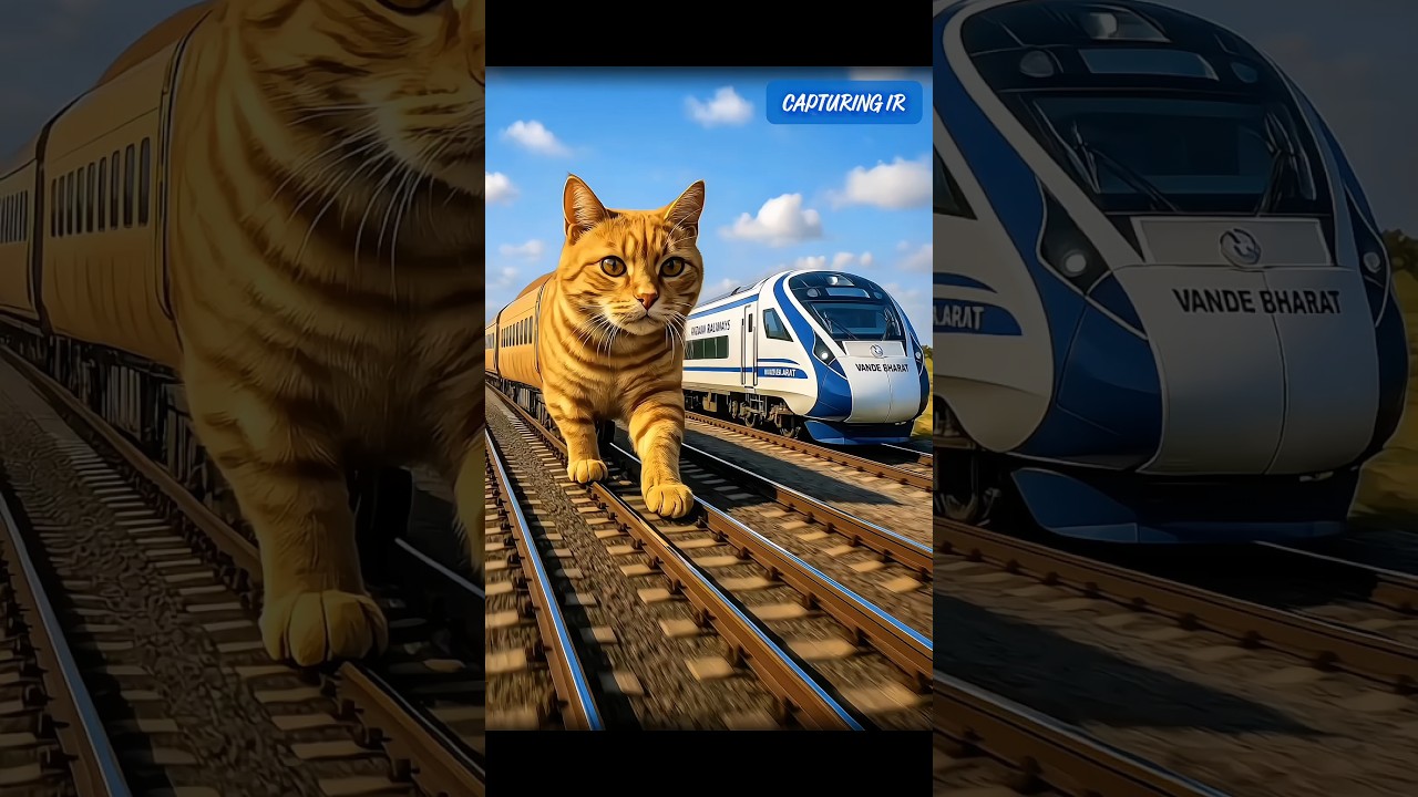 Vande Bharat vs Cat Express 🐱🚄