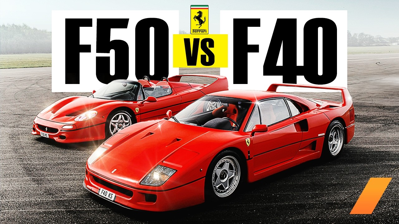 Ferrari F40 vs F50: Epic Track Battle 🚗