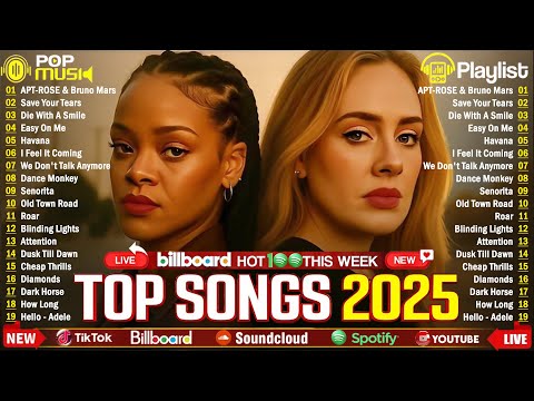 Adele, Rihanna, Selena Gomez, Dua Lipa, Bruno Mars, The Weeknd, Maroon 5, Zayn - Billboard Hot 100